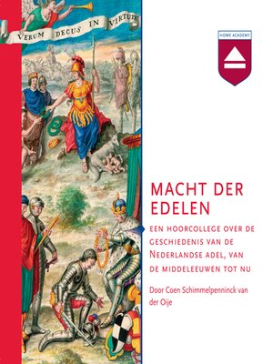 cover image of Macht der edelen